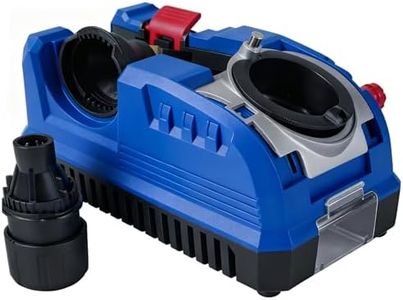 Drill Bit Sharpener for All Bits 3/32-3/4", High-Speed Portable Power Drill Bit Sharpeners, Adjustable 115°-140° Angles Drill Sharpener, Sharpens HSS, Carbide Steel, Masonry, Cobalt, Tin-Coated Bits