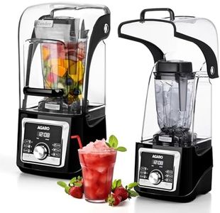 AGARO Imperial Professional Blender, Low Noise, 2200W Powerful Copper Motor, 2.5L Capacity, 6 Pre-set With Pulse, Adjustable Speed & Timer, Stainless Blades, Blending, Shakes, Smoothies