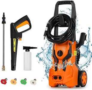 Electric Pressure Washer,3000PSI 2.4GPM Power Washer with Foam Cannon,High Pressure Washer with 4 Quick Connect Nozzles for Home/Driveway/Patios