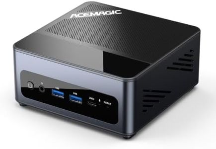 ACEMAGIC F5A AI Mini PC, Ryzen AI 9 HX 470 12C/24T 86TOPS NPU Mini PC Windows 11 Pro 32GB +1TB PCIe 4.0 SSD, Radeon 890M, 16CU RDNA3.5 Wi-Fi7, Dual 2.5G, USB4/OCuLink, 8K AI Creator Mini Computer