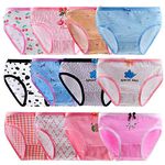 Anntry Baby 12 Pack Panties Soft Comfort Knickers Cotton Underwear Little Girls Assorted Briefs 2-12 Yrs (Multicolore-1, 3XL/12-14 Years)