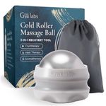 Gya Labs Cold Massage Roller Ball - 3-in-1 Recovery Tool for Cryotherapy, Heat Therapy & Aromatherapy - Massage Ball for Back - Muscle Roller Ball - Massage Ball Roller for Face & Cold Therapy Ball