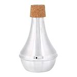 Trumpet Mute Practice Aluminum Alloy & Cork Brasses Musical Instrument Lightweight Parts Musical Instrument Accessories Wind Instrument Accessories