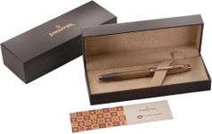 Sheaffer 100 9374 Coffee Edition Matt Brown Rollerball Pen with Regal Brown PVD Trims | Luxury Pen Gift Set