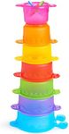 Munchkin Caterpillar Spillers Stacking and Straining Cups Bath Toy