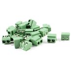 sourcing map 20Pcs 2 Pole 5mm Pitch PCB Mount Screw Terminal Block 8A 250V