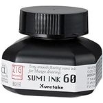 Zig Sumi Pen Ink 60ml, Black