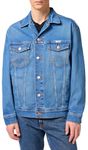 Wrangler Men's Anti-fit Jacket Denim, Blue Eyes Blue, XL