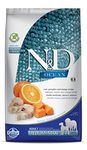 FARMINA N&D Ocean Dry Dog Premium Pet Food, Grain-Free, Codfish Pumpkin and Orange, Adult Medium and Maxi Breed, 2.5-kg