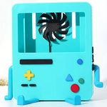 GRAPMKTG Charging Stand with Cooling Fan for Nintendo-Switch Portable Charger Dock Compatible Portable Charger Dock Blue