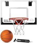 SKLZ Pro Mini Hoop Flip Over-The-Door Basketball Hoop with Flip-up Rim