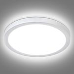 Befurglor 18W LED Ceiling Lights,2000LM Daylight White 5000K Round Ceiling Lights Ø 23cm White,Waterproof IP44,150W Equivalent,Flush Ceiling Light for Living Room,Bedroom, Office 1 Pack