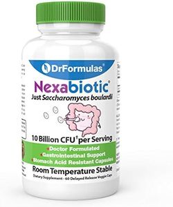 DrFormulas Saccharomyces Boulardii Probiotic 10 Billion CFUs | Nexabiotic Stomach Acid Resistant Probiotics Capsules