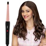 VEGA I-Curl Hair Curler For Women With Ceramic Coated 0.5 Inch-1 Inch Barrel, Quick Heatup Technology,LED Indicator, Fast Heat Up, Long-Lasting Curls, Suitable For All Hair Types, (Vhch-05), Black