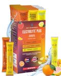 Key Nutrients Electrolytes Sachets - Multivitamin & Minerals Electrolytes Powder - 20 Servings of Variety Flavours - Hydration Sachets - Supercharged Rehydration Sachets with 16 Vitamins & Minerals