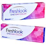 ALCON Freshlook One-Day Color Powerless, 10 Lens Each (Pure Hazel)