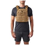 5.11 Tactical TacTec Trainer Weight Vest, Tough 600D Nylon, Style 56693, One Size, Kangaroo