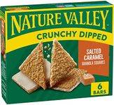 Nature Valley Crunchy Dipped Granola Squares, Salted Caramel, 6 ct