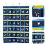 ULTECHNOVO Numbered Classroom Pocket Chart Cell Phones Wall Hanging Bag Organizer Pouch