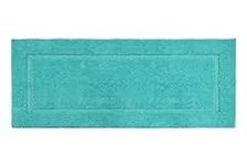 LANE LINEN Bathroom Runner Rug 24'' x 60'', Large Bath Runner, Soft Absorbent Bathroom Rug Runner, Non-Slip Comfortable Long Bathroom Rugs Runner, Floor Mat, Microfiber Washable Bath Mat - Turquoise