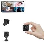 Spy Camera Mini Hidden Camera 4K Small WiFi Home Security Camera Tiny Nanny Cam with AI Motion Detection Alerts Long Battery Life Auto Night Vision Real Time Secret Surveillance Camera for Indoor