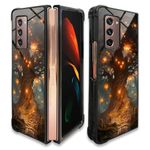 CARLOCA Compatible with Samsung Galaxy Z Fold 2 5G Case,Big Tree Light Pattern Design for Girl Boy Shockproof Anti-Scratch Case for Samsung Galaxy Z Fold 2 5G