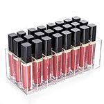 Lip Gloss Holder Lipstick Organizer, HBlife 24 Spaces Clear Acrylic Makeup Lipgloss Display Case