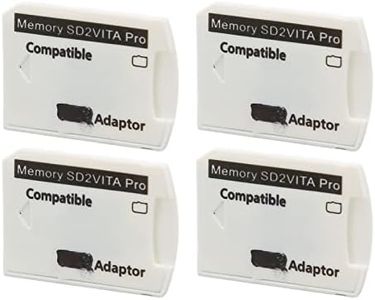 4Pcs SD2Vita Memory Card Adapter, for PS Vita Micro Memory Card Adapter, for PSV Memory Card Adapter for PS Vita 1000 2000 for PS TV
