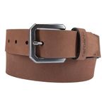 Carhartt Men's Legacy Leather Belt, Brown, 36