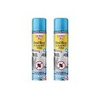 Quebec- Zero in Effective Bed Bug Killer Spray For Bedbugs & Mites - Long Lasting - 12 Months Protection- Natural Fresh Linen Fragrance - Child & Pet Safe - 300 ml (Pack of 2)