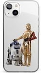 Cute Star-Wars Characters Kawaii Pattern Hybrid Custom Case Compatible with iPhone 15 pro max Plus 14 13 12 Mini 11 SE X + Other Models Personalized Protective Cover SW2 (Droids)