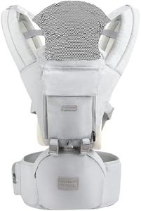 YIYUNBEBE Baby Carriers for All Seasons, 3-in-1 Baby Carrier with Hip Seat, Baby Carrier Infantino Backpack for Newborn to Toddler, Perfect for Hiking Shopping Travelling