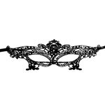 Jagowa 1 Piece Lace Masquerade Masks for Women, Sexy Lace Eye Mask for Carnival Prom Party (Style B Queen)