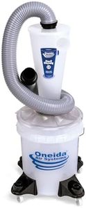 Oneida Air Systems Dust Deputy 2.5 Deluxe All Clear Cyclone Separator Kit Versatile, Sturdy and Portable Dust and Bulk Debris Collector