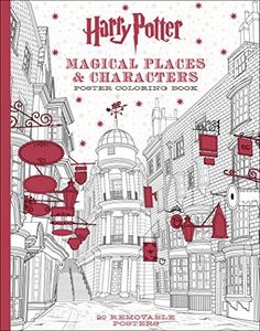 Harry Potter Magical Places & Characters Poster Coloring Book