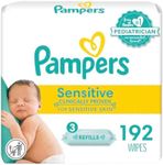 Pampers Sensitive Baby Wipes - 192 