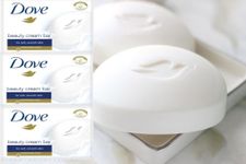 3 x Dove Beauty Cream Bar | Classic Original Soap for Shower & Bath Cleansing | Normal & Sensitive Skin | Triple Multipack 90g