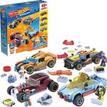 ​MEGA Hot Wheels Car Customizer building set with micro figure driver, rolling wheels and authentic features, toy gift set for boys and girls for ages 5 and up​