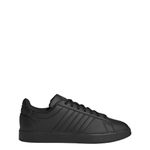 adidas Men's Grand Court 2.0, Black/Black/White, 4