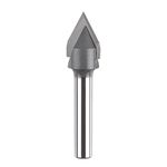 SpeTool Carbdie Tip V Groove CNC Engraving Bit Router Bit CNC Woodwork Tools 60 Deg 1/2 Inch Cutter with 1/4 Inch Shank