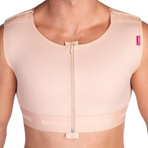 LIPOELASTIC MTmS Comfort- Gynocastemia Compression for Men, Daily Use Compression Vest for Men, Gynecomastia Compression Vest