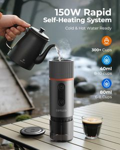 COTGCO Portable Espresso Machine 12V – Travel Coffee Maker