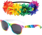 Rainbow Pride Accessories for Women Gay Outfits Stuff Lgbtq Lesbian Sunglasses