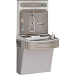 Elkay LZS8WSLK Wall Mount Drinking Fountain with Bottle Filler Station, Light Gray Granite