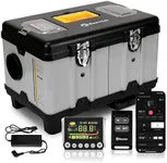 TB10 8KW TOOLBOX Diesel Air Heater AC110V DC12V 24V Adaptive Plateau portable parking heater, Auto Start-Stop & Ventilation function, with App Control for cars trucks RV campers tent garage home