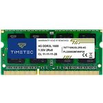 Timetec Hynix IC 4GB DDR3L 1600MHz PC3-12800 Unbuffered Non-ECC 1.35V CL11 2Rx8 Dual Rank 204 Pin SODIMM Laptop Notebook Computer Memory RAM Module Upgrade (4GB)