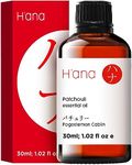 H’ana Patchouli Oil for Diffuser & Aromatherapy - 100% Therapeutic Grade Patchouli Essential Oil for Skin - Patchouli oil for body, Perfume & Candle Making (30ml)