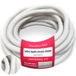 26 Ft Drain Hose for Ductless Mini Split Air Conditioner Heat Pump Systems; 5/8 ID UV Resistant