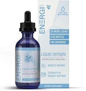 ENERGI Liquid Oxygen Drops, Improves Strength & Boost Oxygen and Energy Levels, Encourages Athletic Performance and Oxygen Boost, 4oz Bottle, 190 Servings