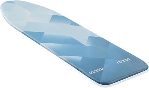 Leifheit 71604 Heat Reflect Board Cover Universal, Ironing pad with Thick Foam Padding, boardcover with Metallic Surface and Elastic dawstring (up to: 140 cm x 45 cm)